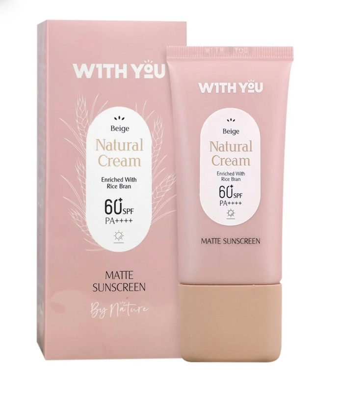 ضد آفتاب کرمی رنگی SPF 60 بژ طبیعی ویت یو 50 میل